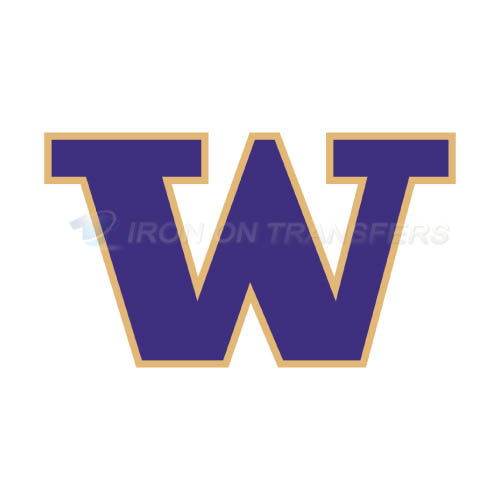 Washington Huskies Logo T-shirts Iron On Transfers N6891 - Click Image to Close